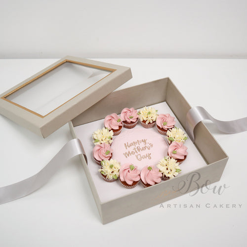 Mother's Day Mini Cupcake Wreath