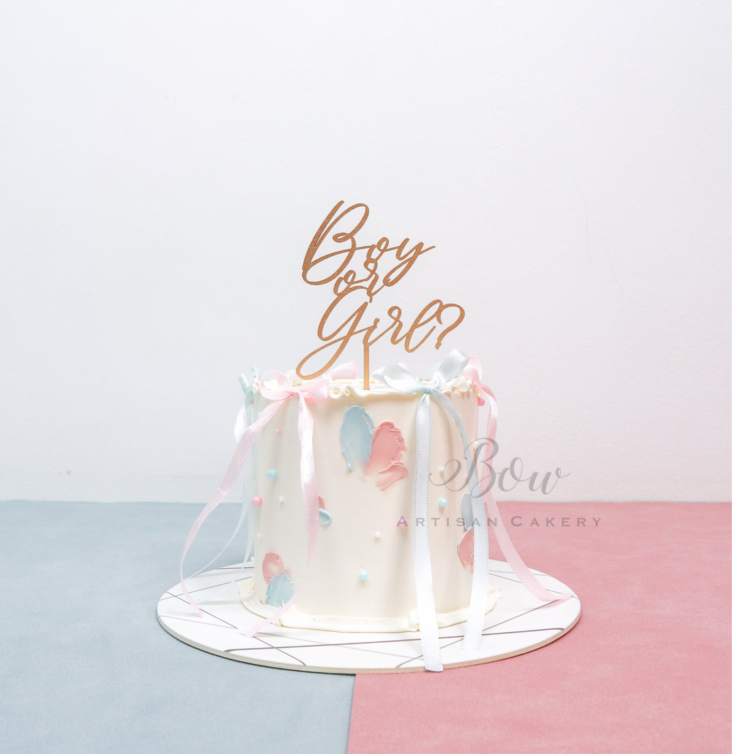 Gender Reveal Vintage & Ribbons