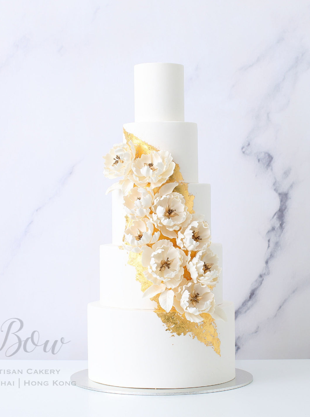 Grand Signature Peony Wedding Cake | BOW Artisan Cakery | Display Cake Rental | Hong Kong