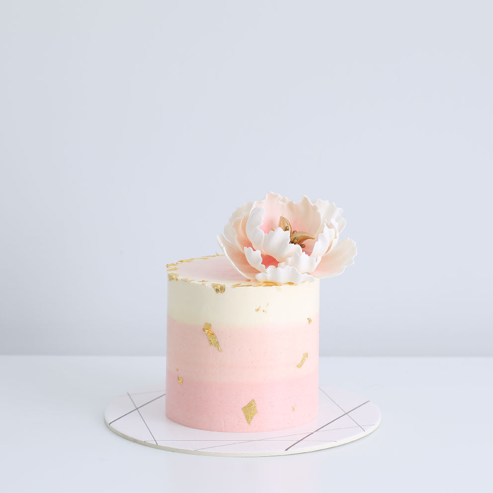 Signature Peony Ombré Cake