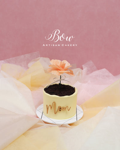 Mother's Day Peach Rose & Flower Box [Petite]