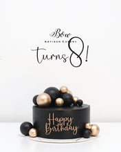 #BOWTurns8 Black Balloons & Pearls