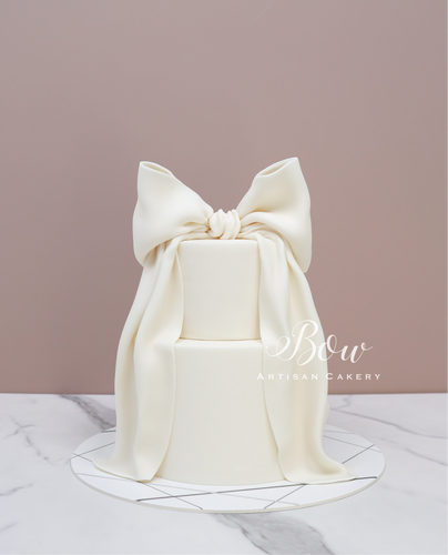 Cake with a Grande Bow [Petite Two Tier]