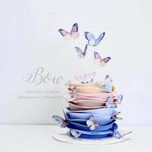 Butterflies on Colorful Ruffles