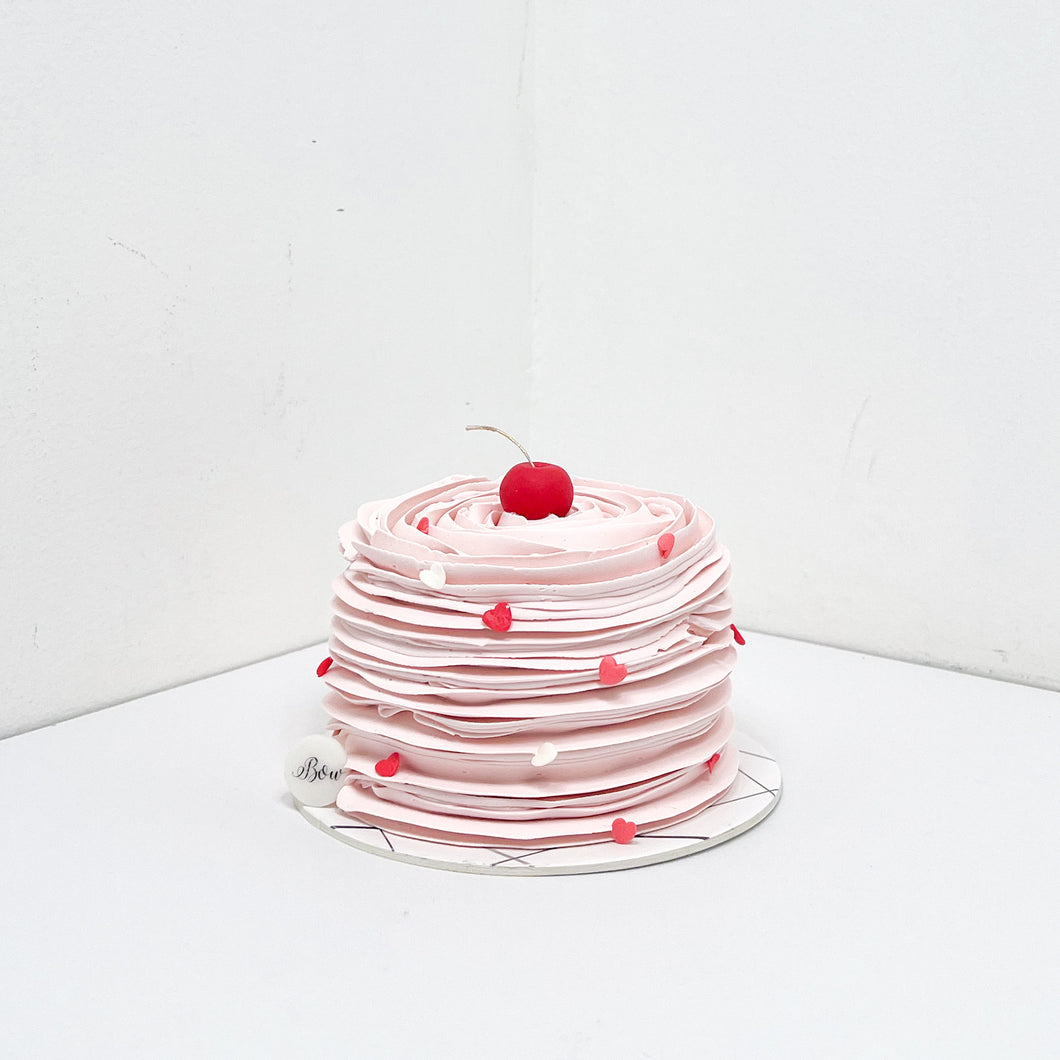 Cherry on Buttercream Ruffles [Petite]