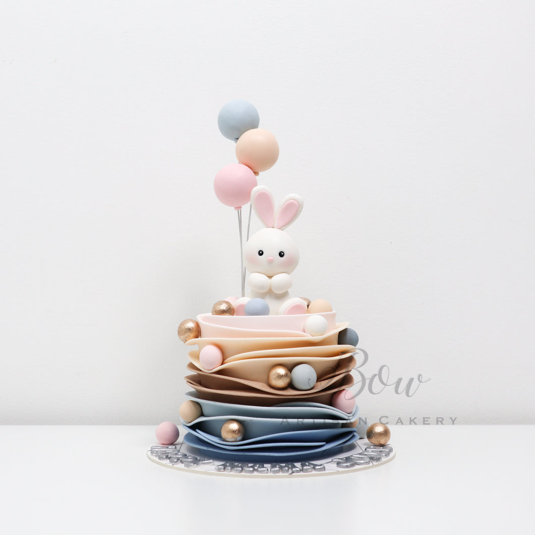 Morandi Ruffles with Bunny & Balloons
