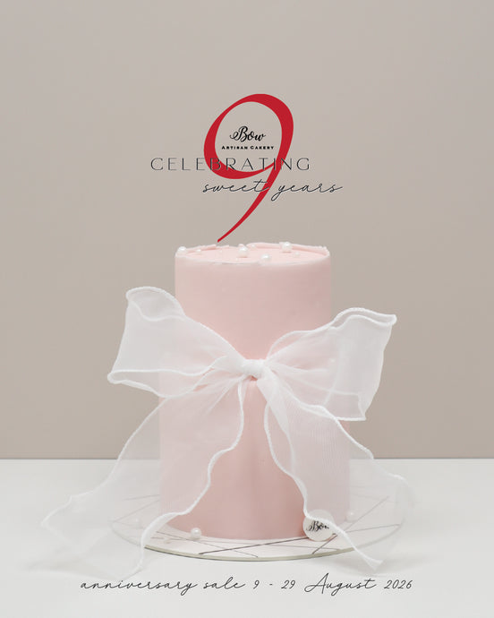 #9sweetyearswithBow - The Cake with a Bow [Mini Two-Tier]