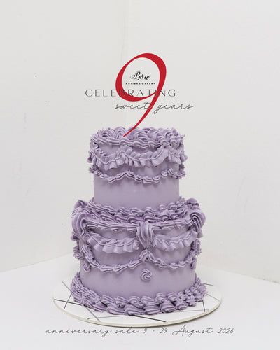 #9sweetyearswithBow - The Vintage [Mini Two Tier]