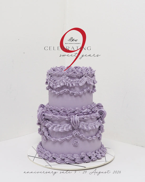 #9sweetyearswithBow - The Vintage [Mini Two Tier]
