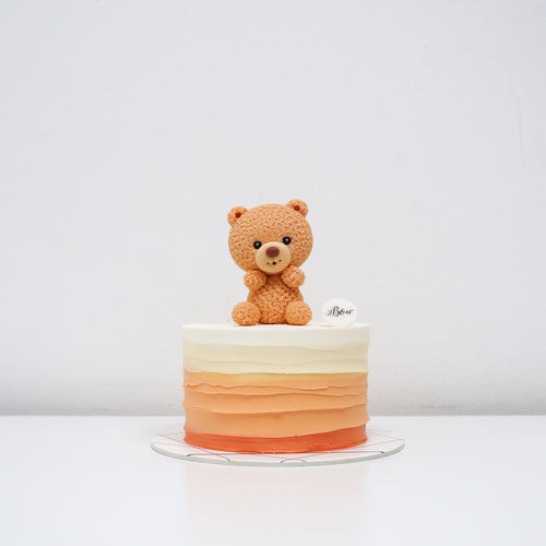 Teddy on Ombre Ruffles [Petite]