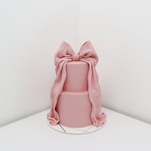 Cake with a Grande Bow [Two Tier]