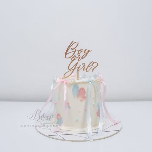 Gender Reveal Vintage & Ribbons