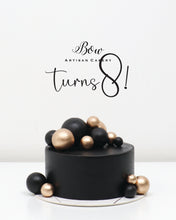 #BOWTurns8 Black Balloons & Pearls