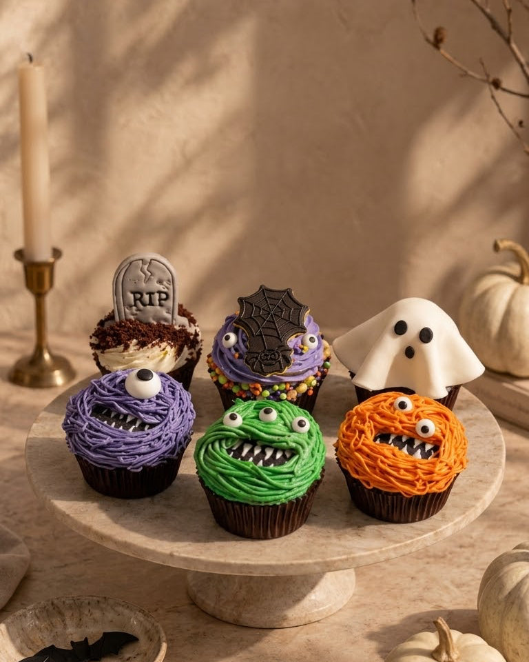 Spooky Halloween Cupcakes