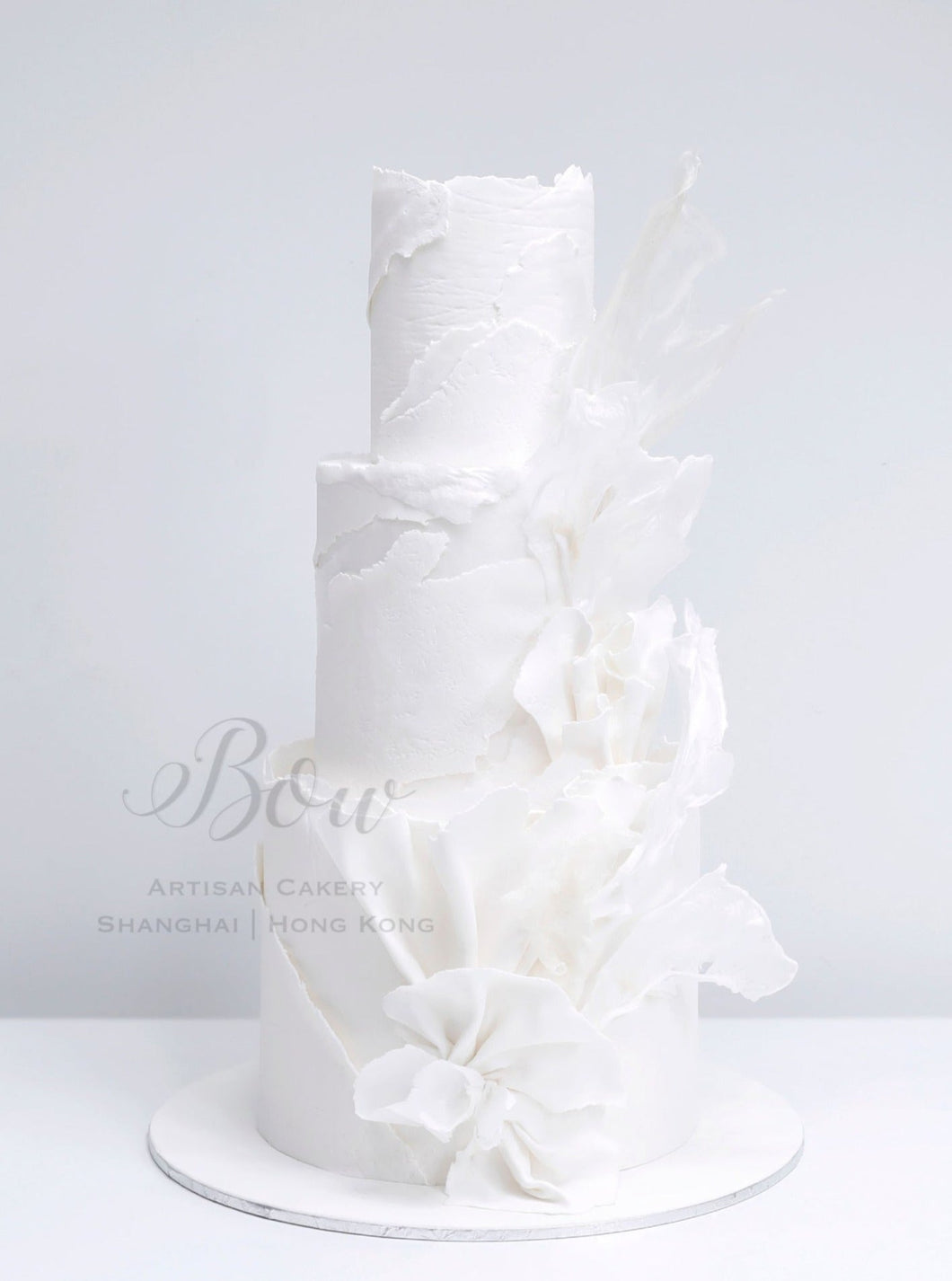 Shades of White | BOW Artisan Cakery | Wedding Display Cake Rental | Hong Kong