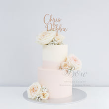 Pink Blush Wedding Cake [Two Tier]