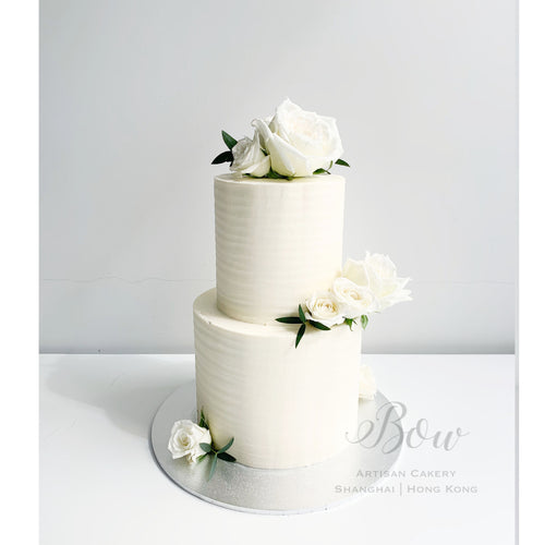Snow White Wedding Cake [Two Tier]