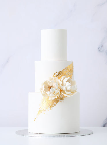 Display Cake - Signature Peony Wedding Cake [Three-Tier]