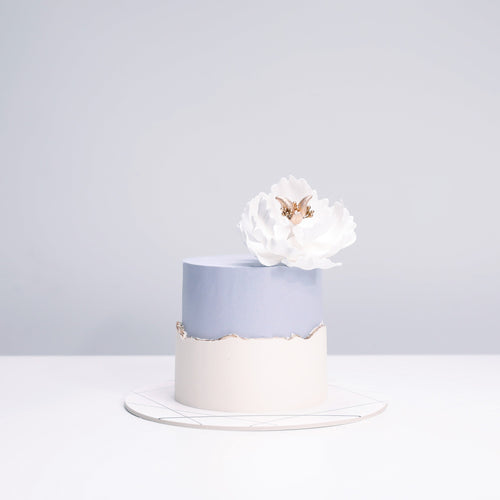 Peony Semi Fault Line Cake