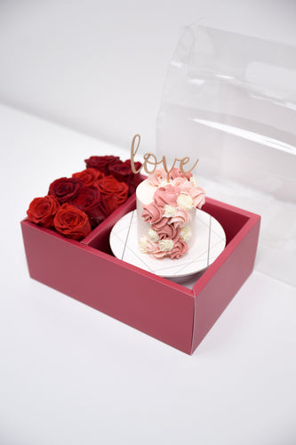 Spoil your Love Cake & Flower Box